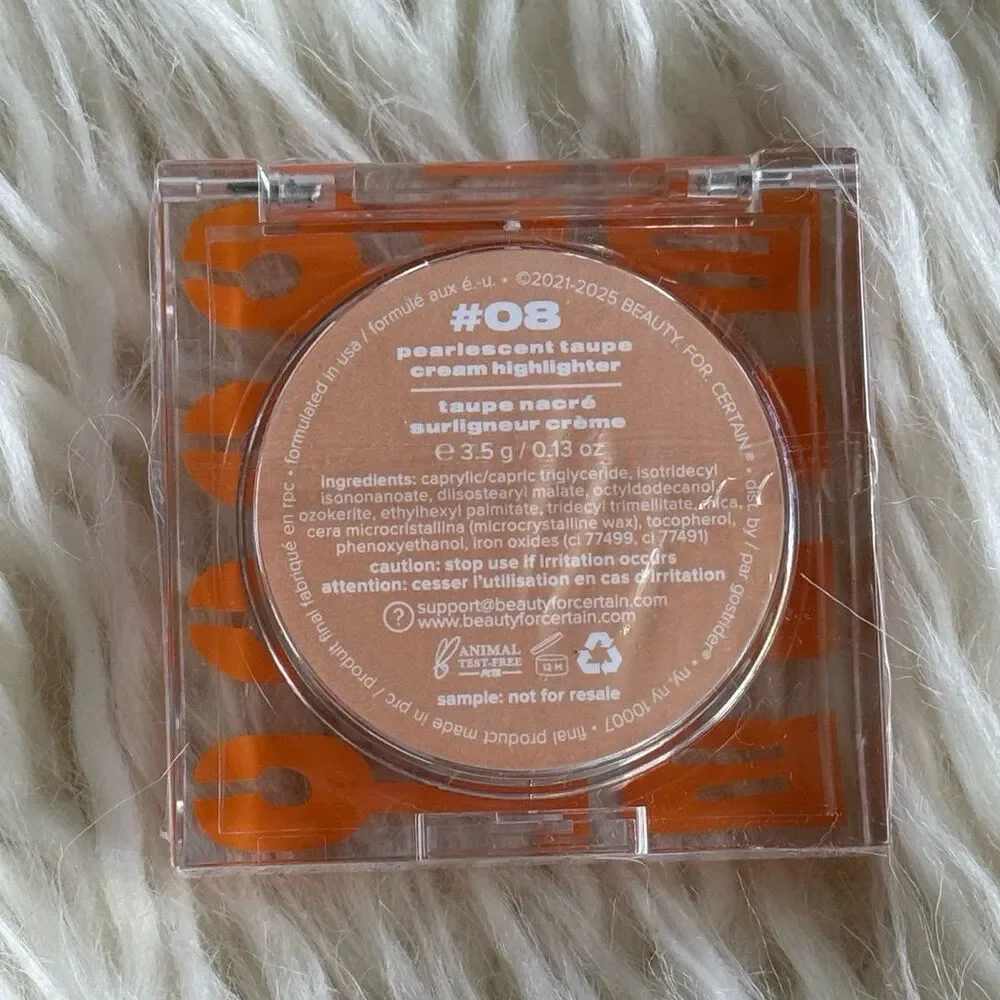 Beauty For Certain Cream Highlighter 08 Pearescent Taupe